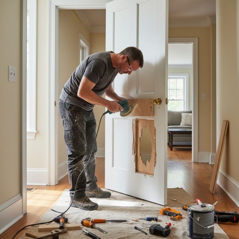 Basement Door Repair in Conroe, TX